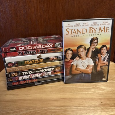 Horror, Suspense, Drama Movie Lot Of 10 DVDS Stand By Me, Saw, Fight Club & More