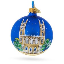 Notre-Dame Basilica, Montreal, Canada Glass Ball Christmas Ornament 3.25 Inches
