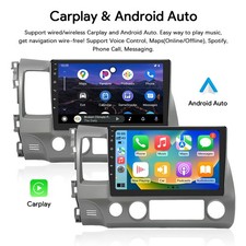 For Honda Civic 2006-11 Car Radio Multimedia CarPlay Android Auto Head Unit