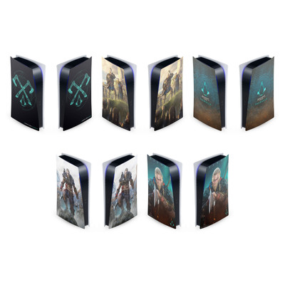 ASSASSIN'S CREED VALHALLA KEY ART VINYL SKIN FOR PS5 DIGITAL EDITION CONSOLE