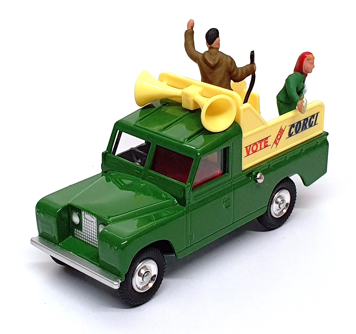 Corgi Toys 472 Reissue CD54321022 - Land Rover Public Address Vehicle - Green