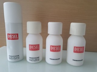 Diesel Plus Plus Masculine Duftsammlung Eau de Toilette Aftershave Deo 80er