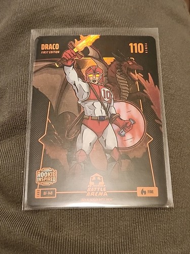 2024 Bo Jackson Battle Arena 1st Ed Draco Drake Maye Battlefoil Fire