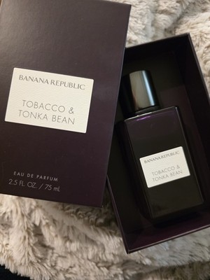 Banana Republic Tobacco & Tonka Bean Eau de   2.5oz/75ml box opened but unused 