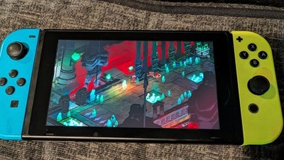 Nintendo Switch 32GB Konsole Neon-Blau/Neongelb Joy Cons nur Konsole