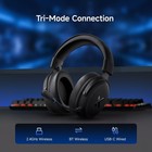 MCHOSE V9 Pro Wireless Gaming Headset - 3-Mode Conn, 250H Battery, 7.1 Surround