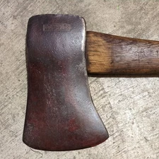 Vintage Vaughn Sub-Zero 3.5 Lb. Michigan Pattern Single Bit Axe, Original Handle