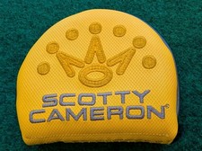 Scotty Cameron Phantom X Mid Round Mallet Headcover Yellow Excellent A 