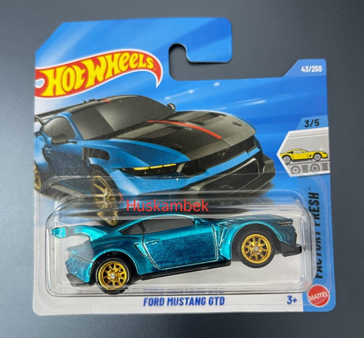 HOT WHEELS SHORT SUPER TREASURE HUNT FORD MUSTANG GTD STH