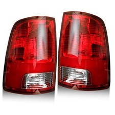 Pair Tail Lights w/Bulbs Compatible with 2009  2018 Dodge Ram 1500/2500/3500 