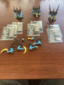 painted Hordes LoE resin magnetized Carnivean, Ravagore, & Scythean (see pics)
