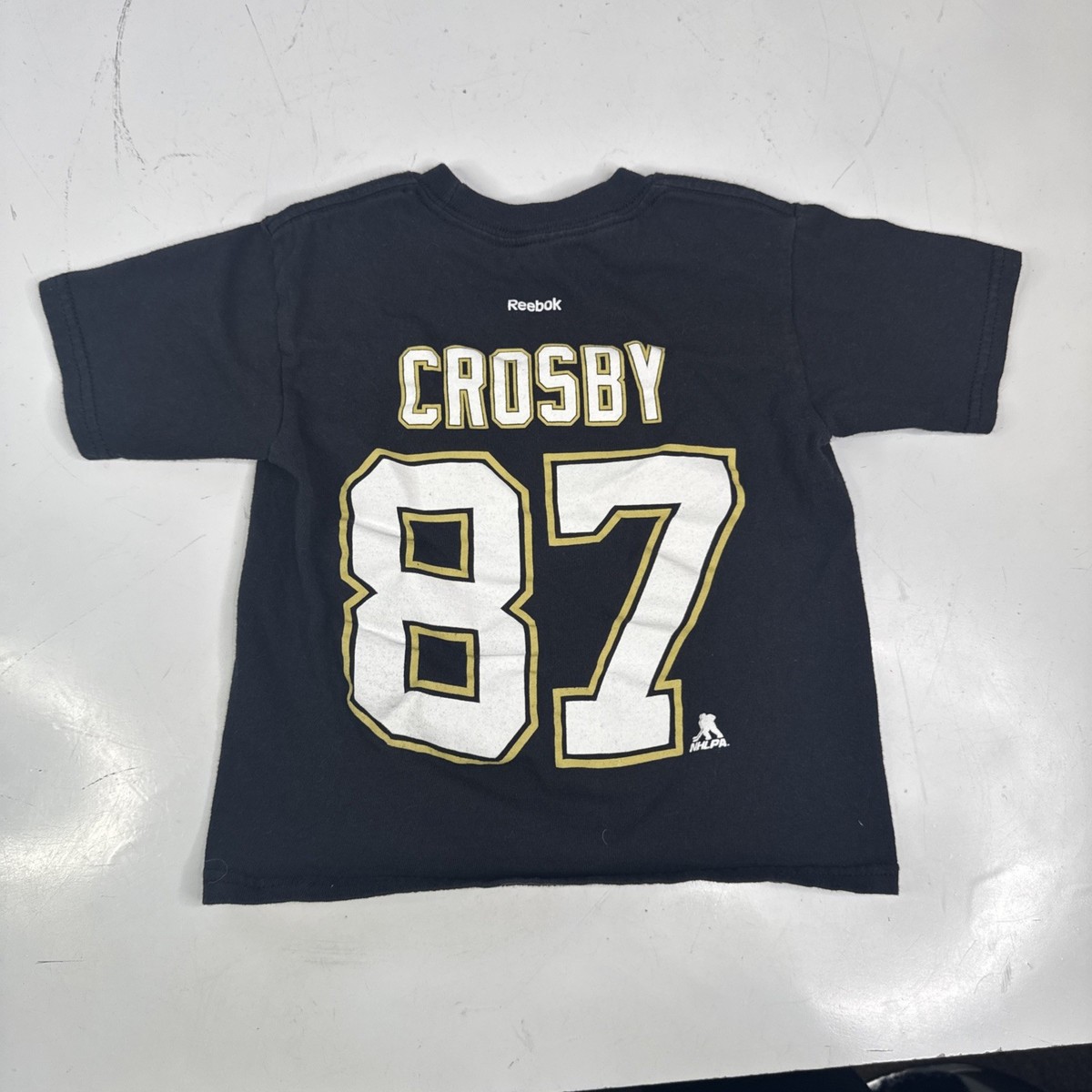 Pittsburgh Penguins Sidney Crosby #87 NHL Toddler Black Jersey T