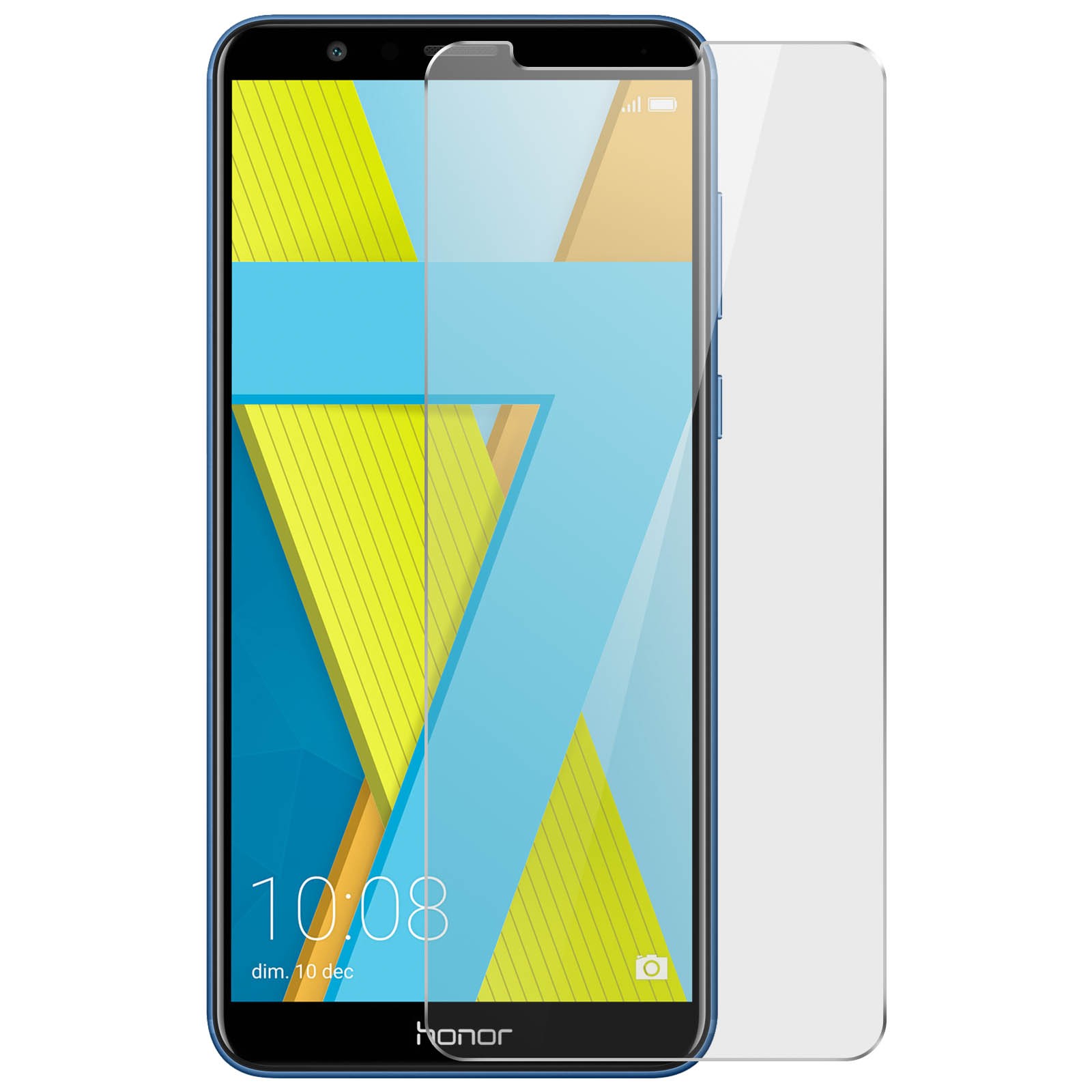 Protection écran Honor 7X antichoc en verre trempé 9H ultra résistant aux rayures