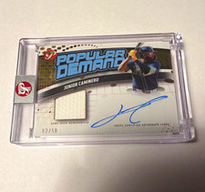 Topps Pristine 2026 Junior Caminero Rays Popular Demand Auto Relic #PDAR-JC /50
