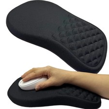 Ergonomic Mouse Pad With Gel Wrist Rest Support Non Slip Mat For PC Laptop Gamin