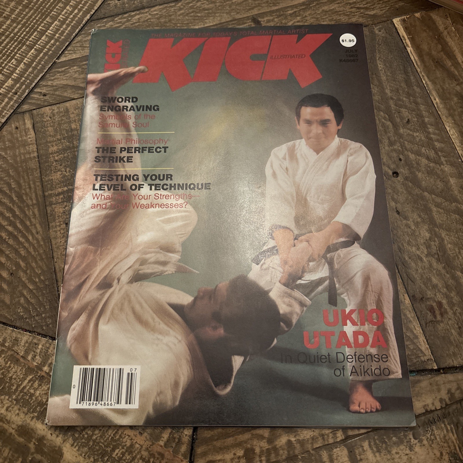 July 1982 Kick Illustrated Back Issue; Rare