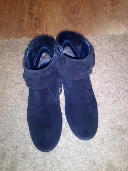 Women Paul Green Boots Black Suede 37 #C4KI