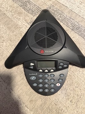 Polycom 2200-16200-001 SoundStation2 EX Display Analog Conference Phone