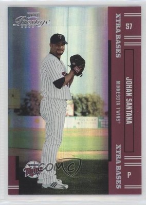 2005 Playoff Prestige Xtra Bases Red 27/150 Johan Santana #57 1h1