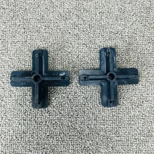 Set of 2 Uturn U Turn Bulk Candy Vending Machine Parts Canister Supports Cross