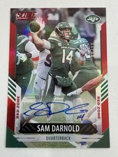 Sam Darnold ! 2021 Score RED AUTO 9/10 ! #45 ! SSP !