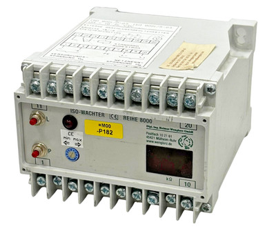 Wenglorz ISO Guardian Series 8000 Insulation Monitoring Device 18-36V DC Industrial