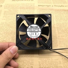 1pc Bosstop EC8025HB 8025 200V-230V 7.0W 8CM 2-Wire Dual Ball Cooling Fan