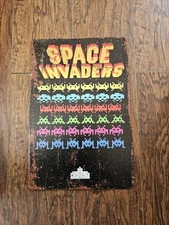 Space Invaders Metal Tin Sign Game Room Wall Art Man Cave 8x12in