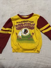 Vintage 80-90s Washington Redskins crewneck sweatshirt YOUTH USA TAGS N/A