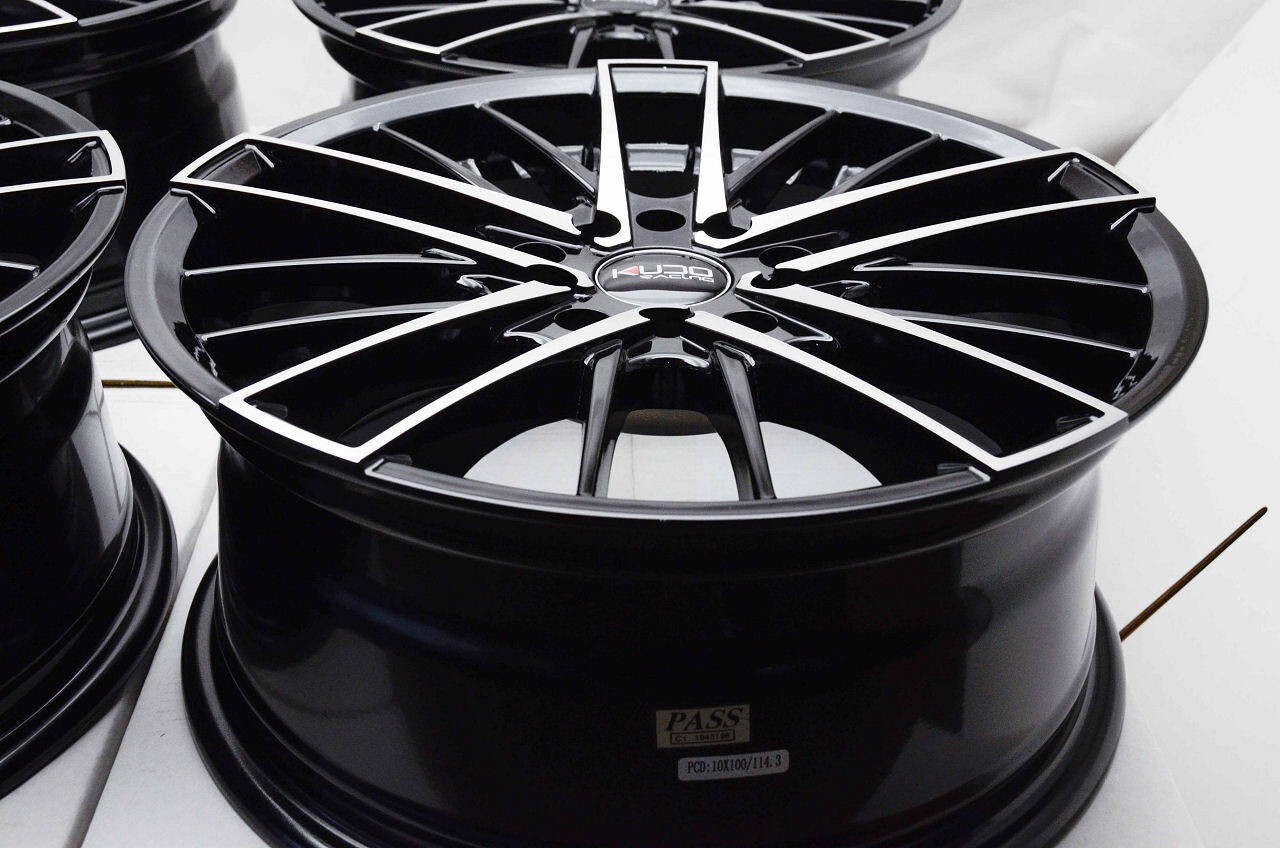 16x7 Wheels Rims Black Fit Accord Civic Elantra Kia Optima Soul Corolla ...