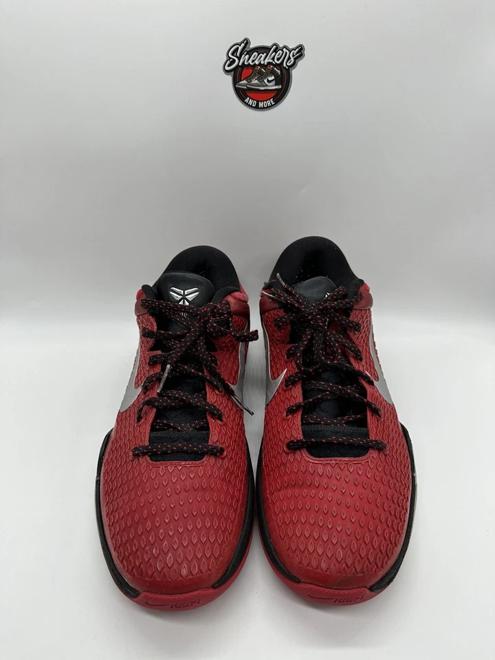 Nike Kobe 7 Zoom System TB Team Bank 2012 Gym Red Black White 517359-600 Size 11 - image 2 of 4