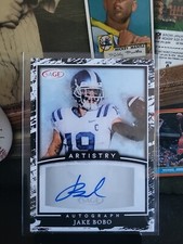 2022 SAGE Artistry Jake Bobo Autograph #A-JB Seattle Seahawks RC Rookie 