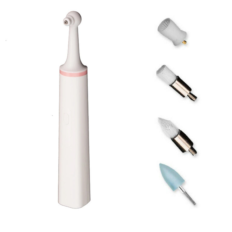 Pulidor de dientes eléctrico blanqueamiento de dientes placa de manchas borrador herramienta de limpieza de sarro