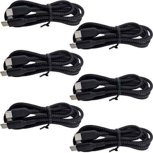 Belkin USB-C Cable, Braided Boost Charging Wire USB-C To USB-C, 1m/ 3.3ft, Black - 第 1/6 張圖片