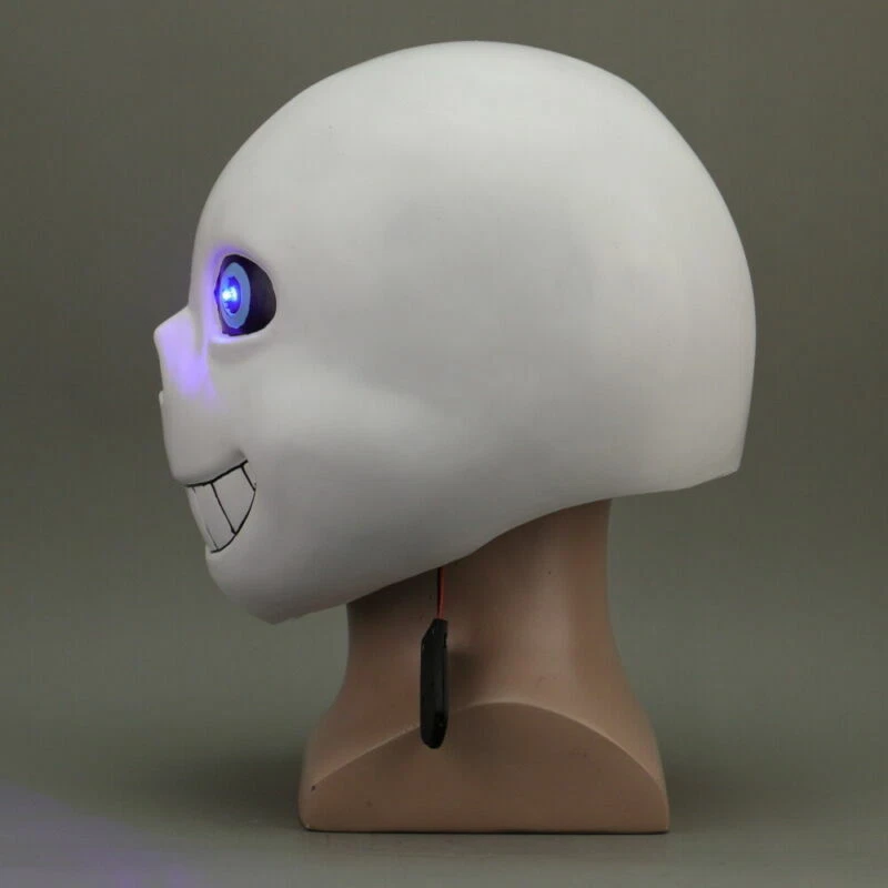 Cosplay Sans Masks Helmet Papyrus Skull Halloween Full Head Mask Props Latex - Image 4 of 4