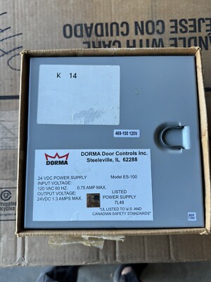 DORMA ES-100 24VDC Door Lock Power Supply in Enclosure ACCESS CONTROL Equipment