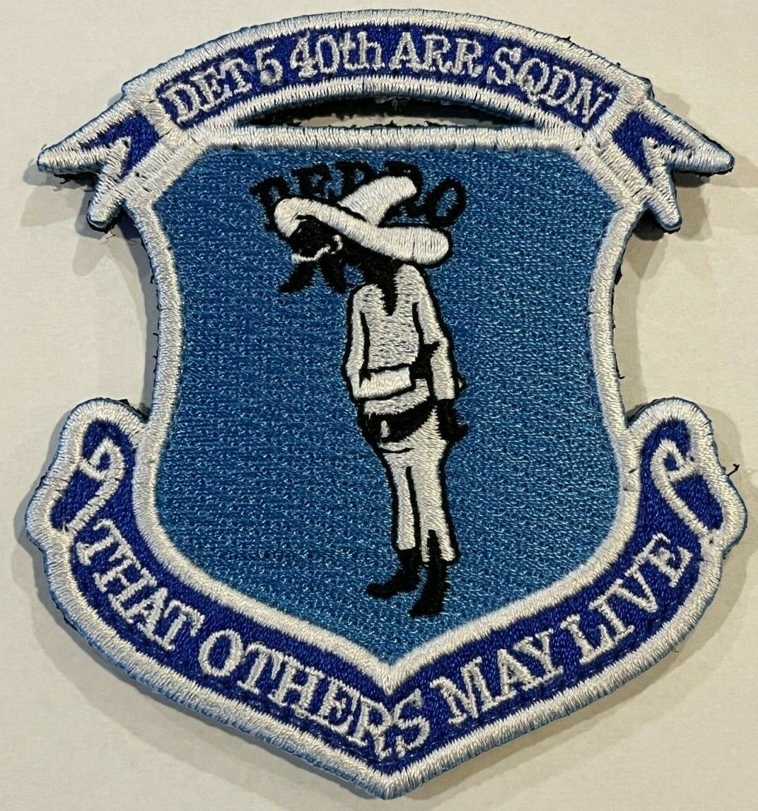 US Air Force Patch: 40th Air Rescue Recovery Squadron PEDRO CSAR PJs That Others