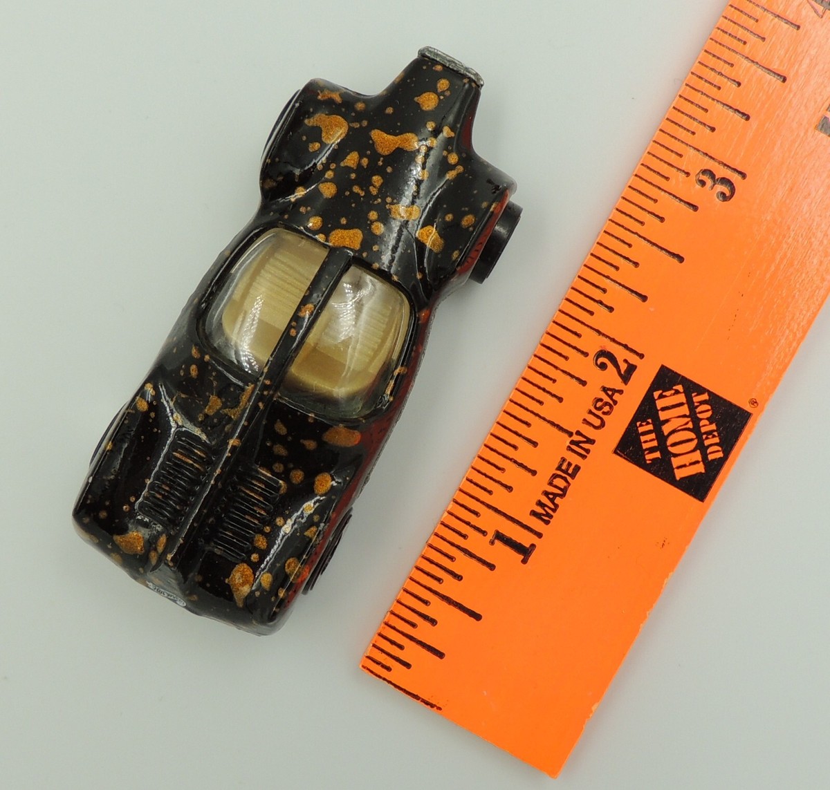 Hot Wheels Speed Seeker Vintage 1983 Mattel Black w/ Copper Spots