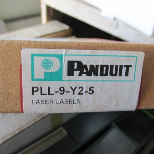 Panduit Laser Printable Labels PLL9Y25 one package eBay