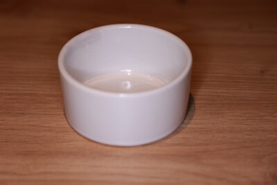 IKEA kleine Porzellan Schale Auflaufförmchen Souffle Förmchen weiß