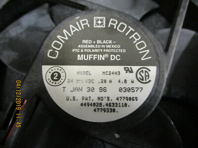 MC24H3 Comair Rotron FAN AXIAL 120X32MM 24VDC MC24H3L BRAND NEW!