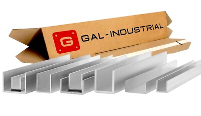 ALUMINIUM U-PROFIL VIELE QUERSCHNITTE ZUSCHNITT NACH MASS 10cm-190cm Alu EN6060