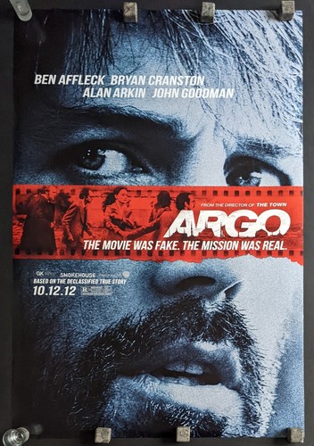 Argo (2012) Original 27x40 Movie Poster D/S Rolled in Sleeve, Ben Affleck