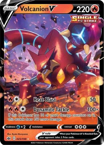 Volcanion V 025/198 Swsh06: Sword & Shield - Chilling Reign