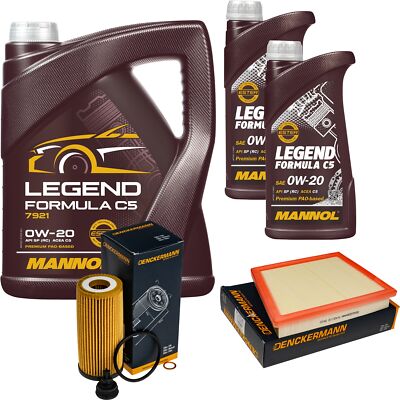 Inspektionspaket MANNOL 0W-20 Legend Formula C5 7L für MINI Mini One BMW X1