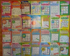Lot of 3 Dell Penny Press Sudoku Puzzle Books Unsorted Mixed BRAND NEW FREE SHIP