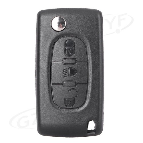 For Citroen C4 C5 C6 C8 Xsara Picasso 3 Buttons folding foldable Key Shell Case - Picture 3 of 8