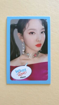 TWICE 5th mini album What is love Official Photocard photo card