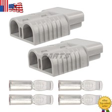 2pack 175a Battery Quick Connect Disconnect Plug Winch Terminal Connector Kits