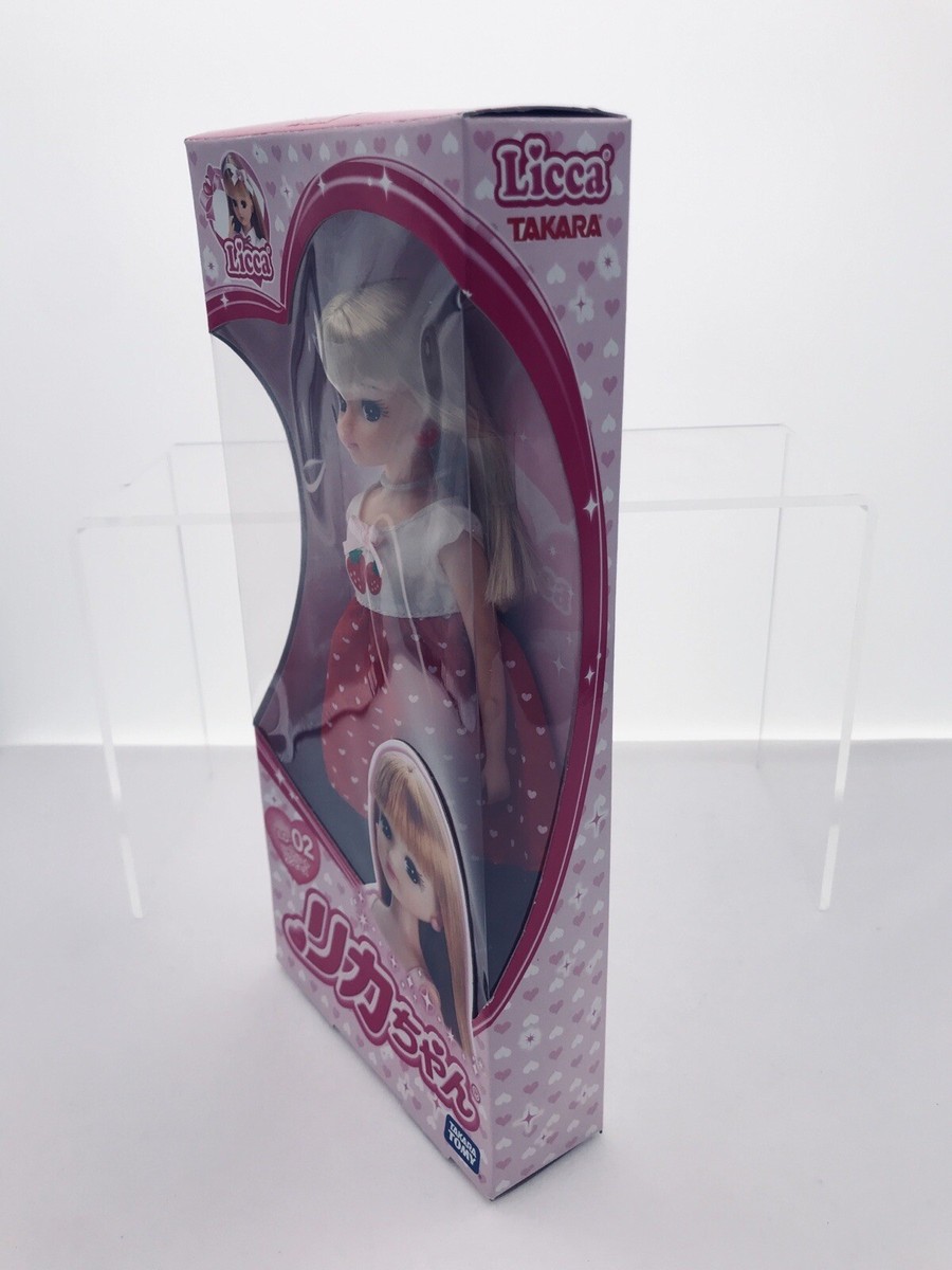 Takara Tomy Japan Licca Chan 9in Doll LD-02 Strawberry Dress